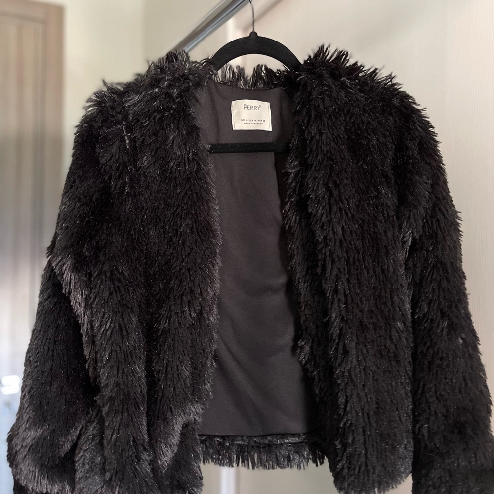 Fur jacket size M but runs a bit smaller
